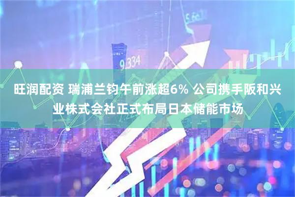 旺润配资 瑞浦兰钧午前涨超6% 公司携手阪和兴业株式会社正式布局日本储能市场