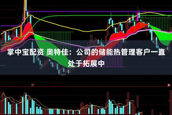掌中宝配资 奥特佳：公司的储能热管理客户一直处于拓展中